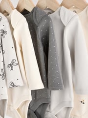 Black/White Baby Bodysuits 5 Pack - Image 9 of 13