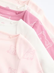 Pink Baby 100% Cotton Bodysuits 5 Pack - Image 10 of 12