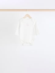 Pink Baby 100% Cotton Bodysuits 5 Pack - Image 4 of 12