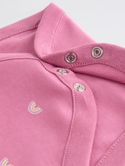 Multi 5 Pack Baby Long Sleeve 100% Cotton Pastel Bodysuits 7 Pack - Image 13 of 13