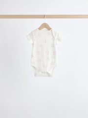 Pink Baby 100% Cotton Bodysuits 5 Pack - Image 6 of 12