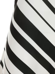 Quiz White Striped Maxi Dress With Keyhole Neck - Image 4 of 4