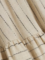River Island Beige Long Sleeve Belted Shirt Dress - Image 5 of 5