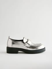 Silver Forever Comfort® Chunky Retro Loafers - Image 5 of 7