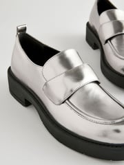 Silver Forever Comfort® Chunky Retro Loafers - Image 6 of 7
