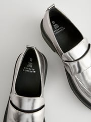 Silver Forever Comfort® Chunky Retro Loafers - Image 7 of 7