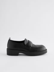 Black Forever Comfort® Chunky Retro Loafers - Image 2 of 10