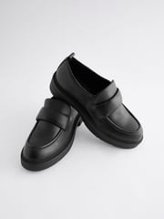 Black Forever Comfort® Chunky Retro Loafers - Image 3 of 10