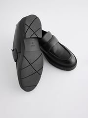 Black Forever Comfort® Chunky Retro Loafers - Image 4 of 10
