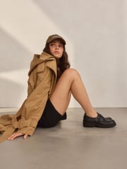 Black Forever Comfort® Chunky Retro Loafers - Image 9 of 10