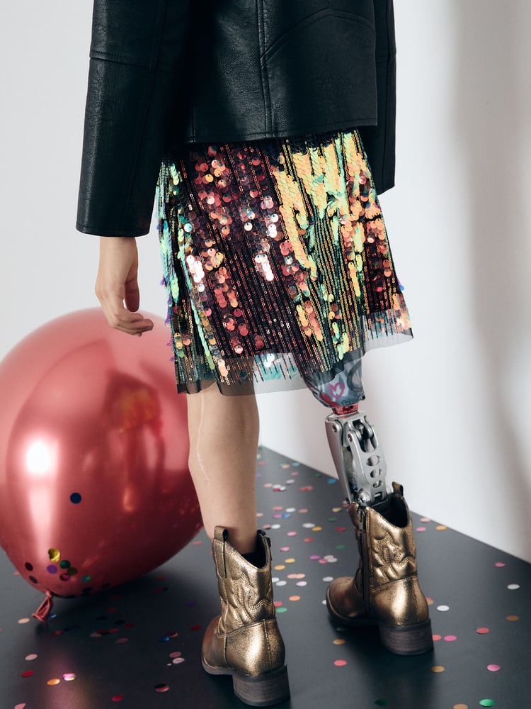 Rainbow Sequin Skirt (3-16yrs) - Image 2 of 6