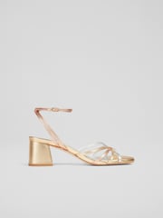 LK Bennett Natural Starlet Strappy Sandals - Image 2 of 5