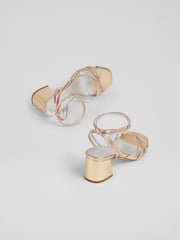 LK Bennett Natural Starlet Strappy Sandals - Image 3 of 5