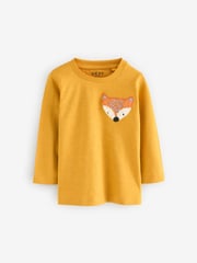 Green/Blue Long Sleeve Animal Print Character T-Shirts 3 Pack (3mths-7yrs) - Image 2 of 6
