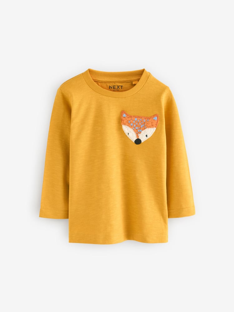 Green/Blue Long Sleeve Animal Print Character T-Shirts 3 Pack (3mths-7yrs) - Image 2 of 6
