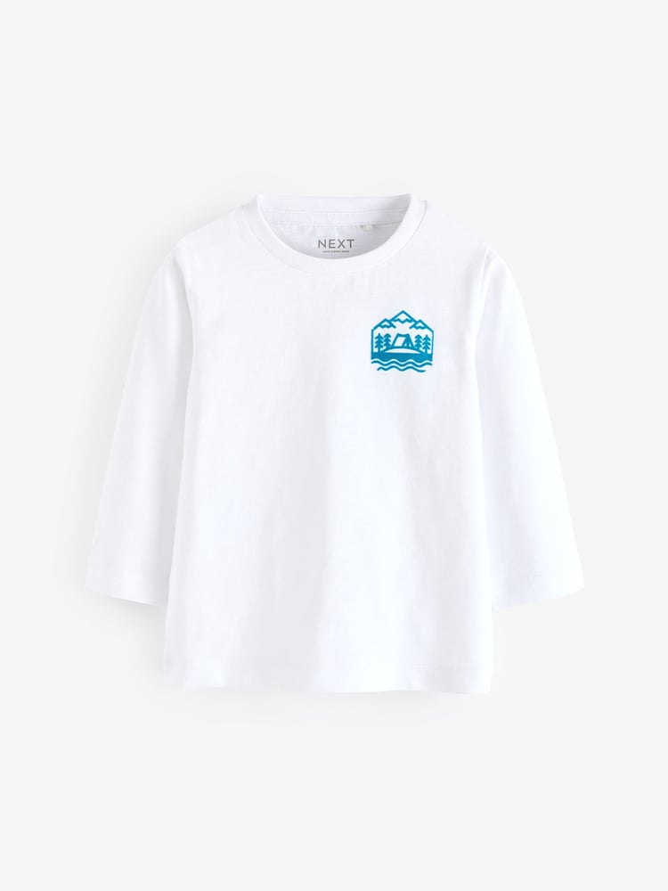 Blue/Green Long Sleeve Character T-Shirts 4 Pack (3mths-7yrs) - Image 2 of 7