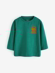 Blue/Green Long Sleeve Character T-Shirts 4 Pack (3mths-7yrs) - Image 4 of 7