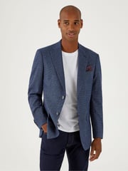 Skopes Blue Tailored Fit Cole Jacket - Image 1 of 10