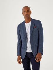 Skopes Blue Tailored Fit Cole Jacket - Image 3 of 10