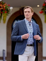 Skopes Blue Tailored Fit Cole Jacket - Image 6 of 10