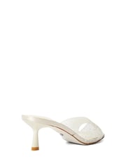 Dune London Cream Moonlit Sea Pearl Bridal Kitten Heel Mules - Image 5 of 6