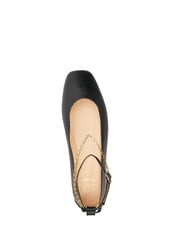 Dune London Black Halles Ankle Chain Ballet Pumps - Image 6 of 6