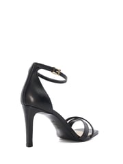 Dune London Black Madrina Cross Vamp Heeled Sandals - Image 4 of 6