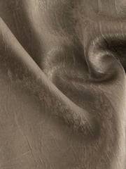 Khaki Green Satin Crinkle Textured T-Shirt - Image 7 of 7