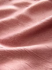 Rose Pink Satin Crinkle Textured T-Shirt - Image 7 of 7