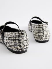 Blue & White Extra Wide Fit Forever Comfort® Square Toe Mary Jane Shoes - Image 4 of 5