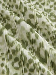 Sage Green Leopard Lightweight Scarf - Image 6 of 6