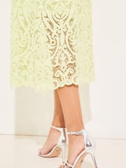 Lipsy Silver Regular Fit Skinny Mid Heel Sandal - Image 5 of 5