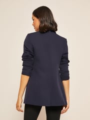 Friends Like These Navy Military Double Breasted Tailored Blazer - Image 1 of 4