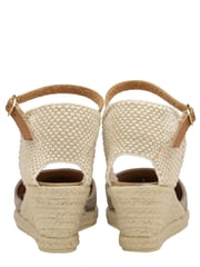 Ravel Silver Ladies Wedge Espadrille Sandal - Image 3 of 4