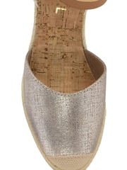 Ravel Silver Ladies Wedge Espadrille Sandal - Image 4 of 4