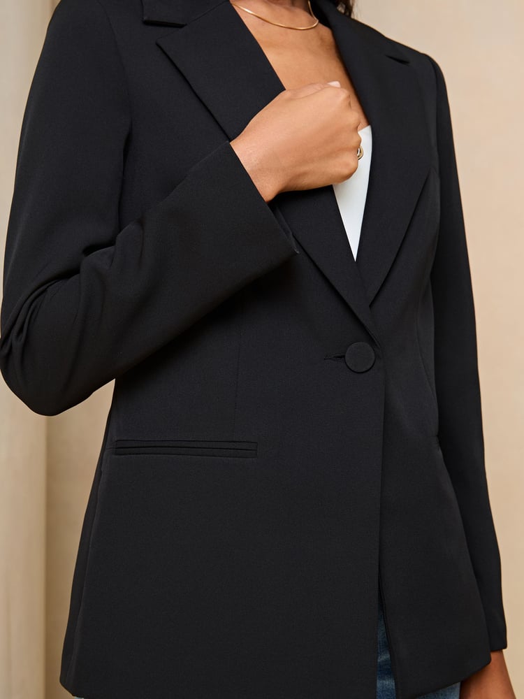 Lipsy Black Tailored Single Breasted Blazer - Image 4 of 4 Lipsy Black Tailored Single Breasted Blazer - Image 4 of 4