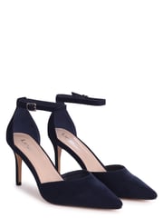Linzi Blue Maci Stiletto Court Heel With Ankle Strap - Image 3 of 4