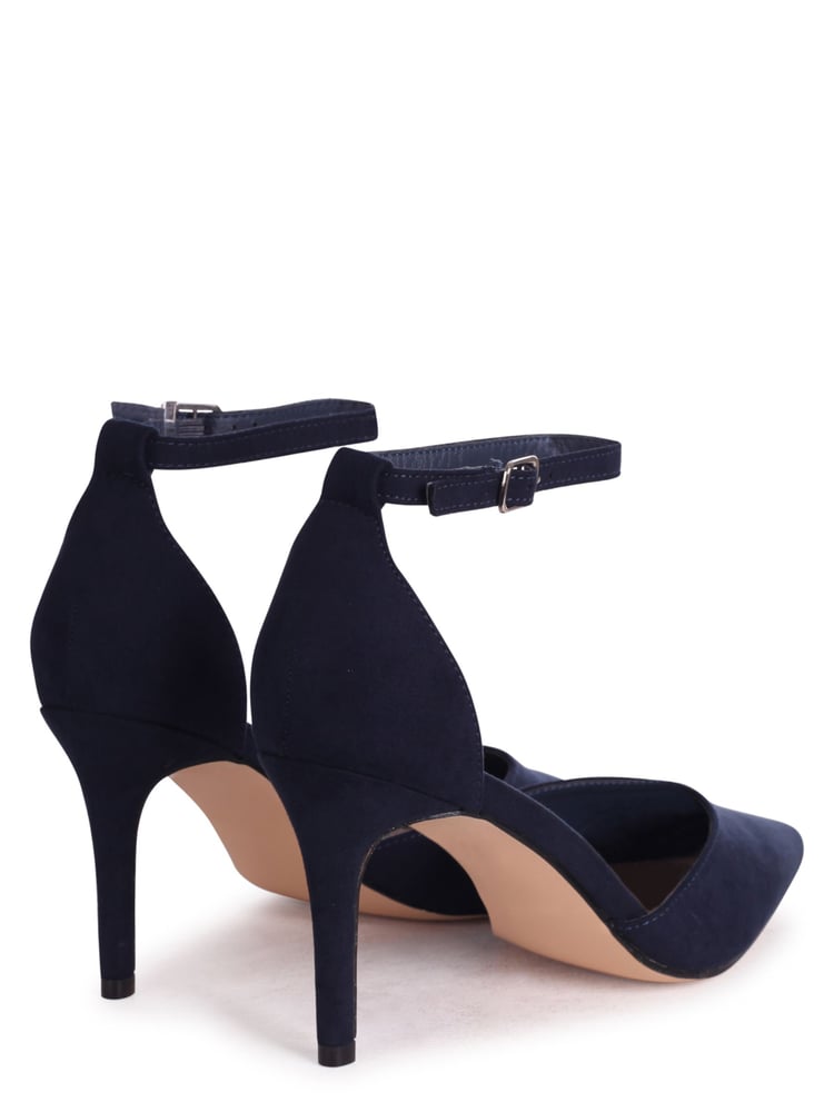 Linzi Blue Maci Stiletto Court Heel With Ankle Strap - Image 4 of 4