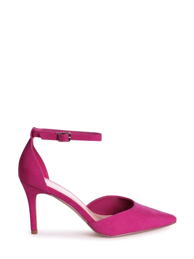 Linzi Pink Maci Stiletto Court Heel With Ankle Strap - Image 2 of 4