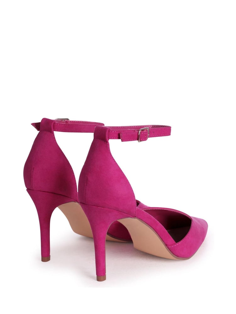 Linzi Pink Maci Stiletto Court Heel With Ankle Strap - Image 4 of 4