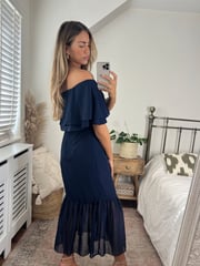 Style Cheat Navy Tara Bandeau Dress - Image 3 of 4