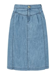 Yumi Blue A-Line Denim Skirt - Image 4 of 4
