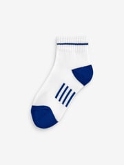 Gap White Kids 3 Pack Quarter Crew Socks - Image 3 of 4