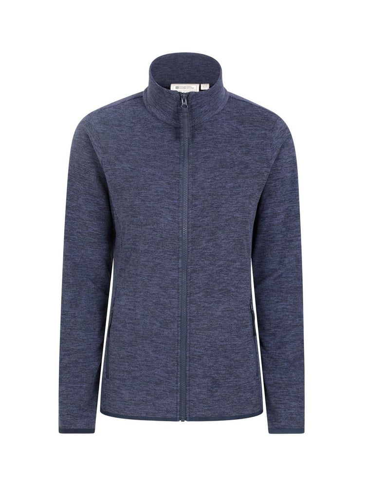 Mountain Warehouse Blue Snowdon Melange Full-Zip Fleece - Womens - Image 1 of 3