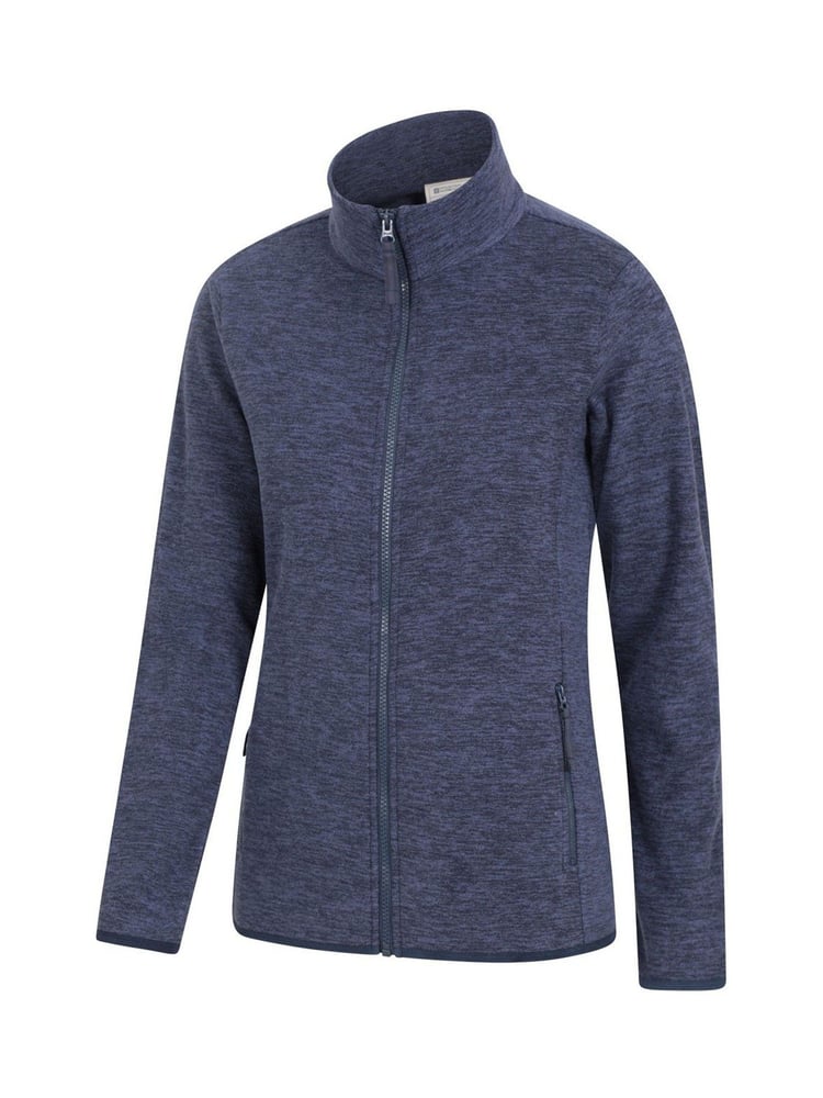 Mountain Warehouse Blue Snowdon Melange Full-Zip Fleece - Womens - Image 3 of 3
