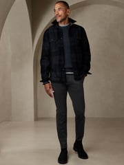 Banana Republic Black Slim Rapid Movement Chinos - Image 3 of 4