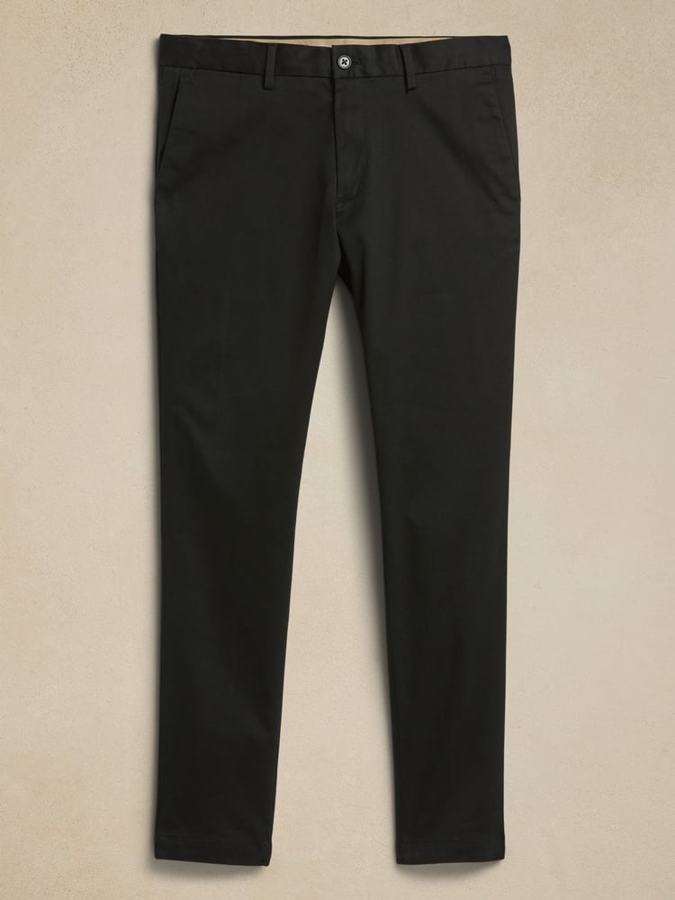 Banana Republic Black Slim Rapid Movement Chinos - Image 4 of 4