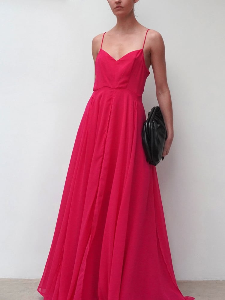 Religion Pink Infamous Olsen Full Layer Maxi Dress - Image 1 of 5