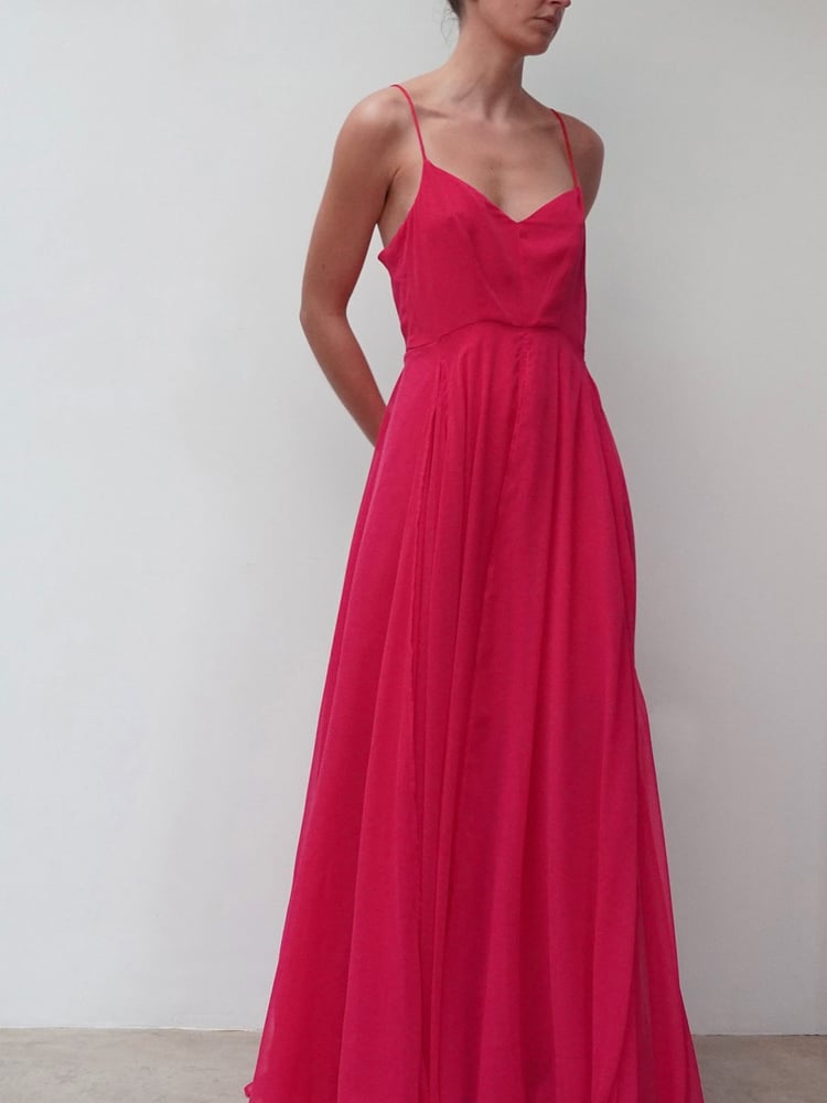Religion Pink Infamous Olsen Full Layer Maxi Dress - Image 2 of 5