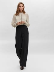 VERO MODA Black High Waisted Trousers - Image 3 of 6